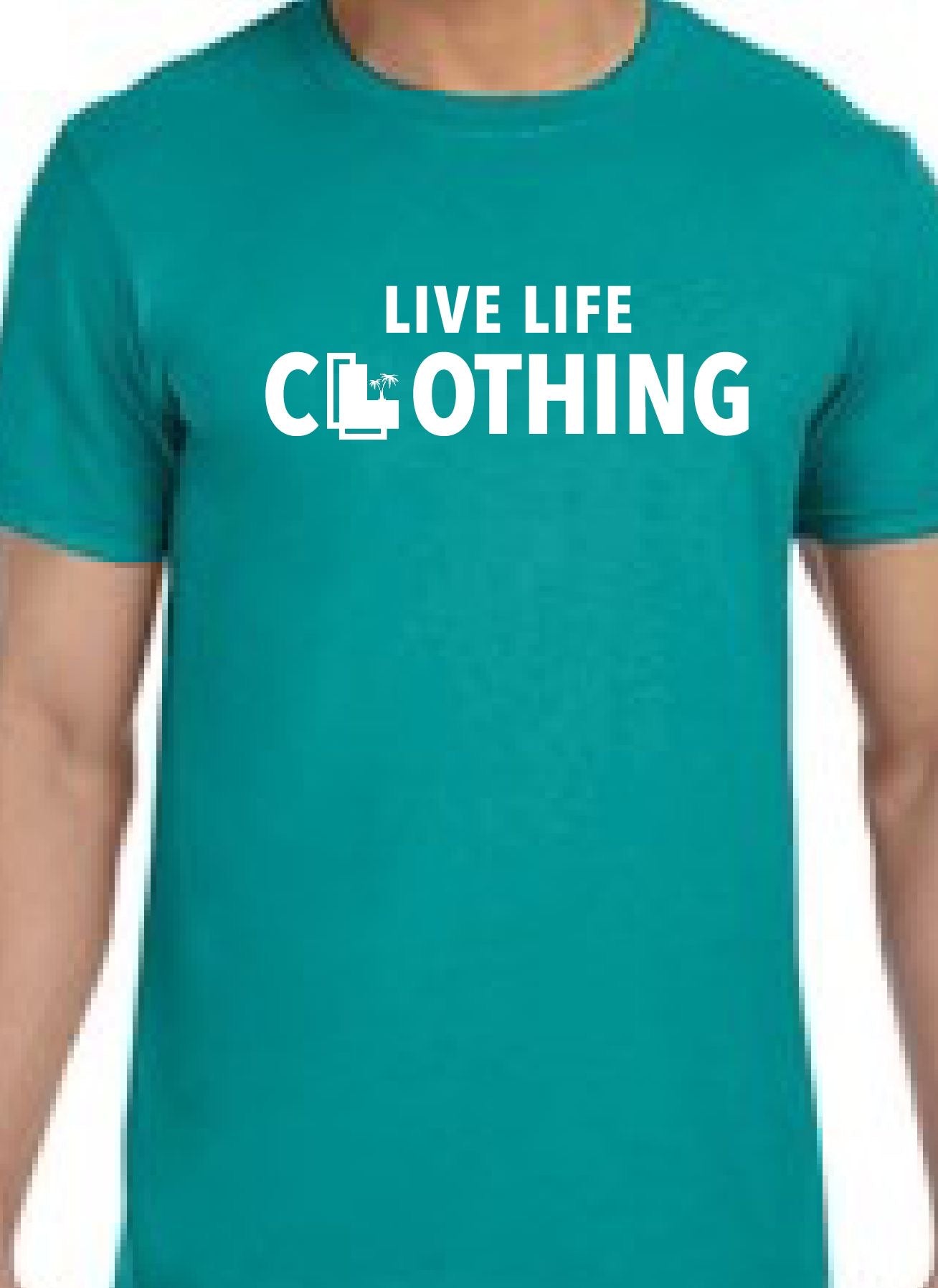 Torques Blue Tee - Live Life Clothing Logo